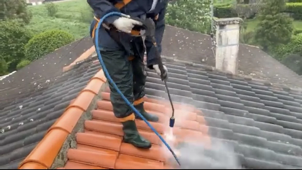 Nettoyage et Protection Hydrofuge pour toiture, totalement